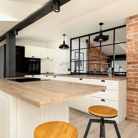 Industrialny Na Poddaszu Z Parkingiem By Renters