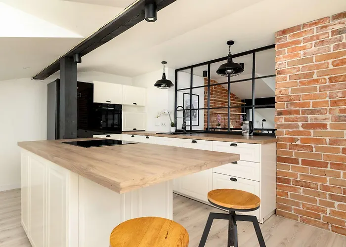 Industrialny Na Poddaszu Z Parkingiem By Renters